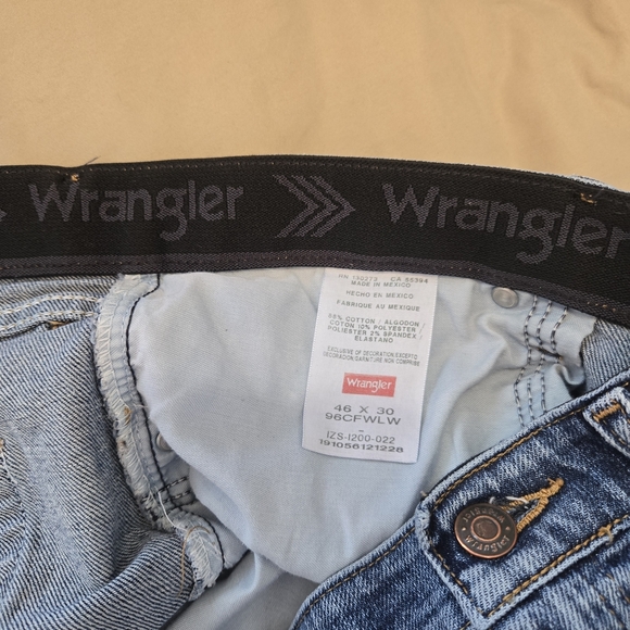 Wrangler Classic Men's Relaxed Jeans 46×30 Flex Waist - Picture 5 of 6